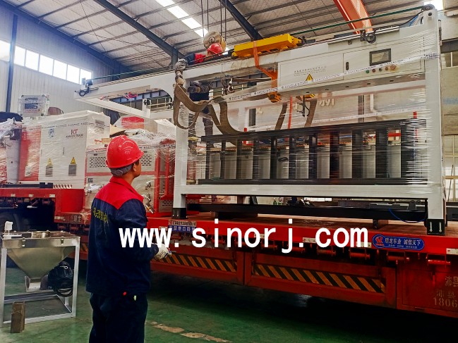 pvc仿大理石板生產(chǎn)線(xiàn)貨車(chē)運(yùn)輸?shù)街衼喌貐^(qū)